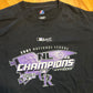 2007 Colorado Rockies MLB NL Champions Black Tshirt - Large - 23" x 29"