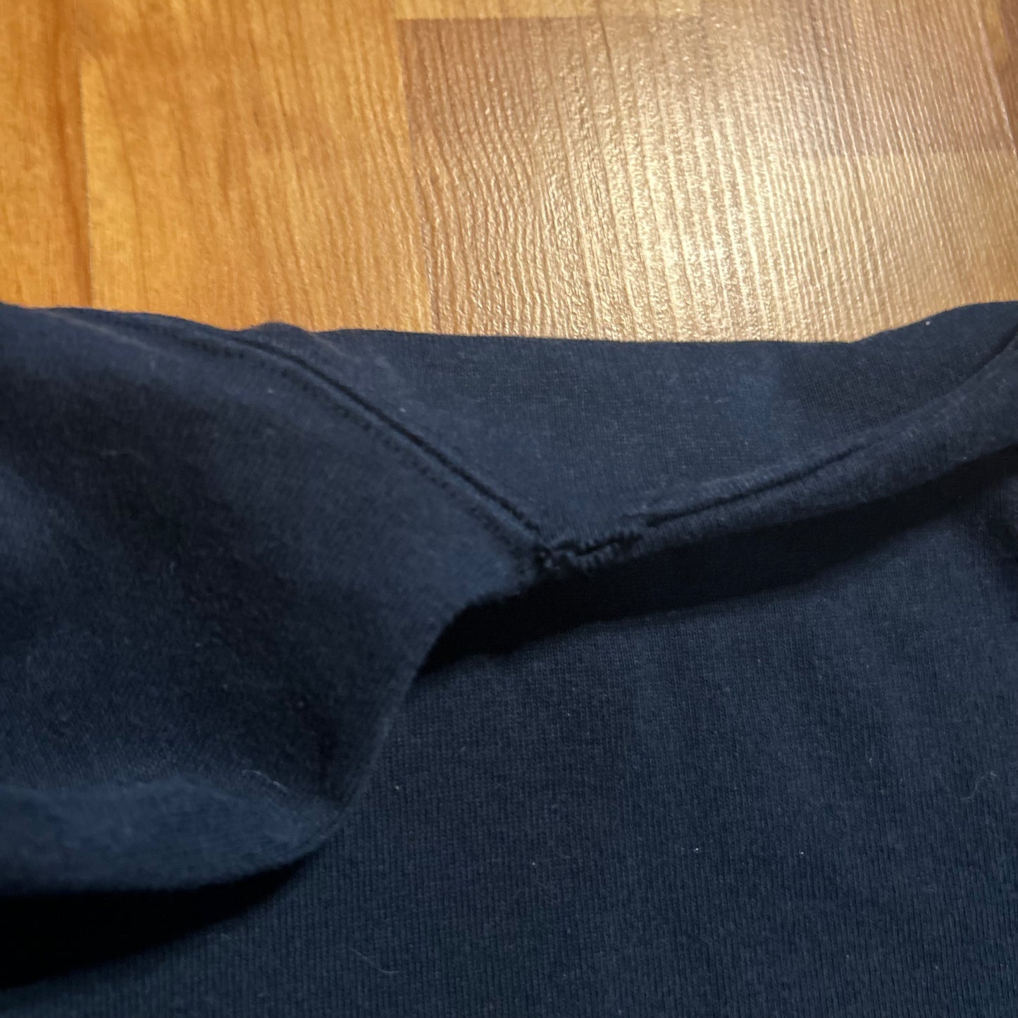 90’s Champion Navy Blue Hoodie Sweatshirt - Large - 23" x 29"