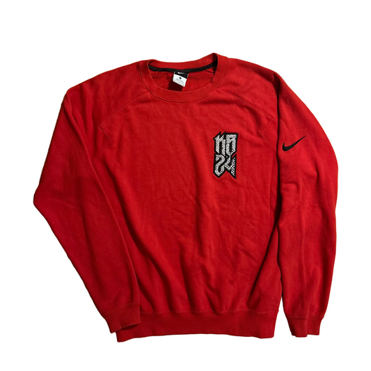 Nike Kobe Bryant 24 Red Crewneck Sweatshirt - Large - 22.5" x 26.5"