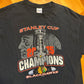 2015 Chicago Blackhawks NHL Stanley Cup Champions Black Tshirt - Large - 22" x 28.5"