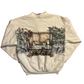 Art Unlimited White Cat Sweatshirt - Medium - 21" x 25.5"