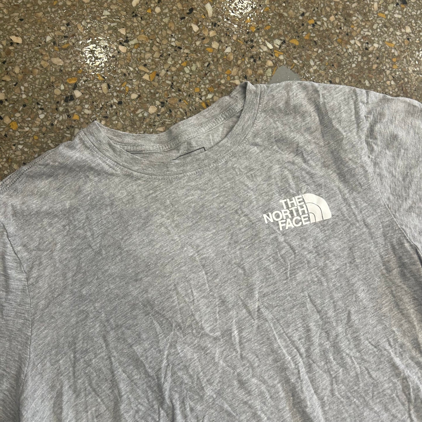 The North Face Fine Alpine Equipment Grey Tshirt - Large - 22" x 27"