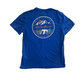 Eddie Bauer Blue Logo Tshirt - Large - 22" x 27.5"