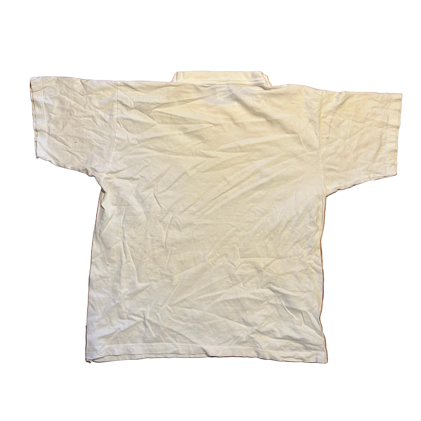 90's Cannes Film Festival Signature White Tshirt - Large - 22" x 27"
