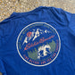 Eddie Bauer Blue Logo Tshirt - Large - 22" x 27.5"