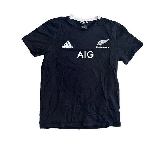 Adidas All Blacks Black Tshirt - Medium - 20" x 28.5"