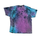 Aaliyah Blue Purple Tie Dye Tshirt - Large - 23" x 28"