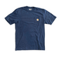 Carhartt Carphartt Blue Pocket Tshirt - Medium - 21" x 30"