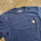 Carhartt Carphartt Blue Pocket Tshirt - Medium - 21" x 30"