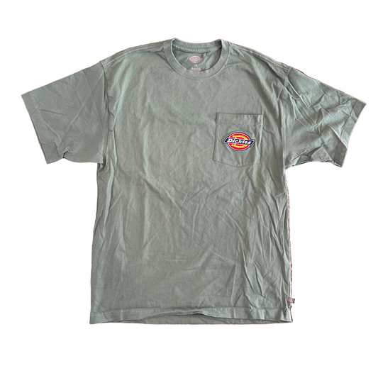 Dickies Green Embroidered Pocket Tshirt - Medium - 21" x 30"