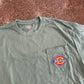 Dickies Green Embroidered Pocket Tshirt - Medium - 21" x 30"
