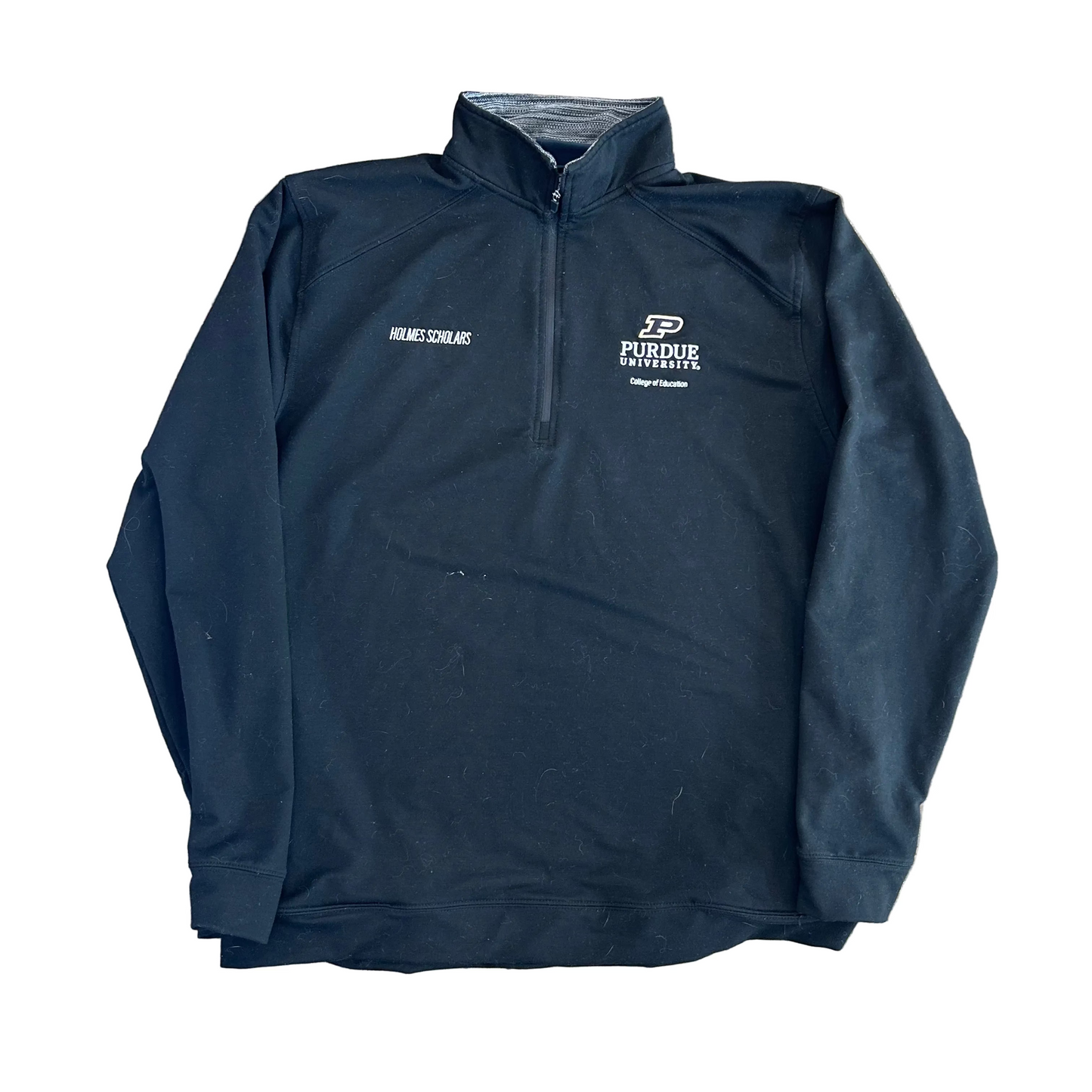 Purdue University Holmes Scholars Black Quarter Zip - XLarge - 24" x 29"