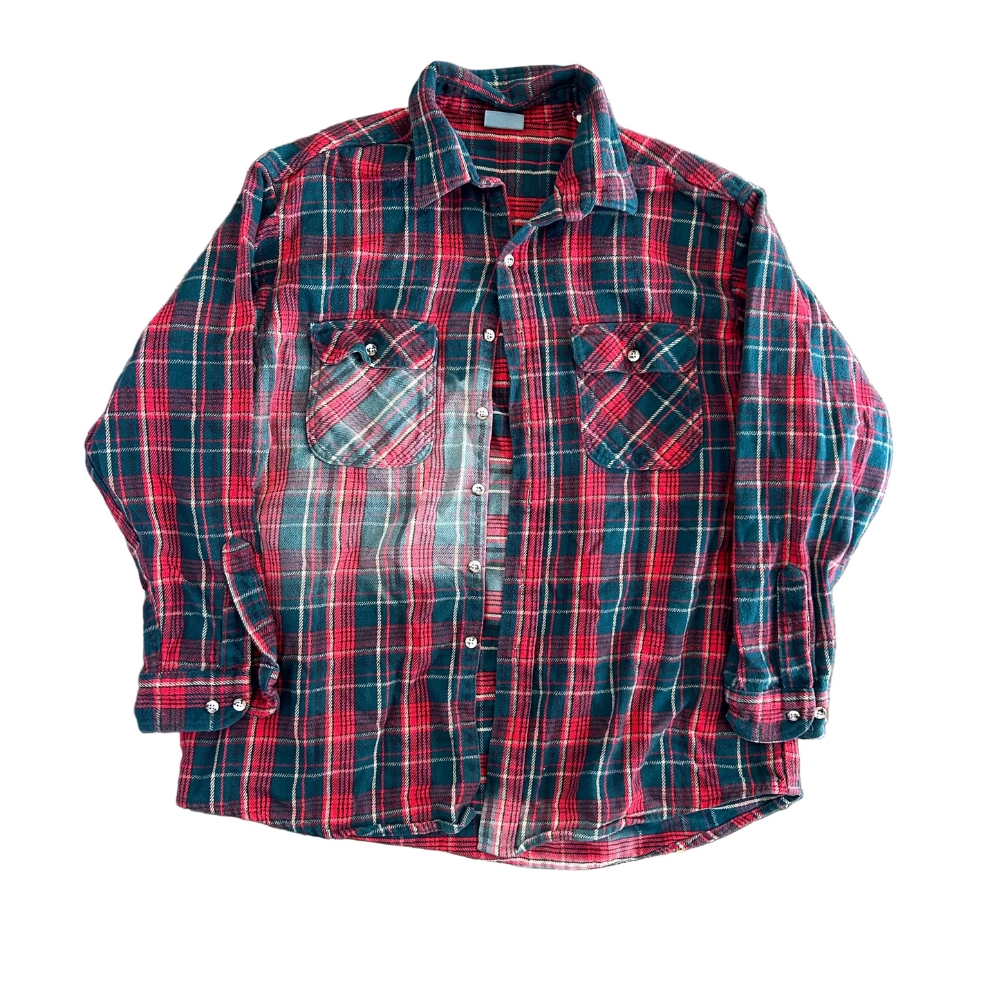 Ozark Wilderness Red Green Flannel Shirt - XLarge - 24" x 29"