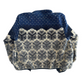 Sunbuster Snowflake Blue Fleece Zip Up - XLarge - 24" x 28"