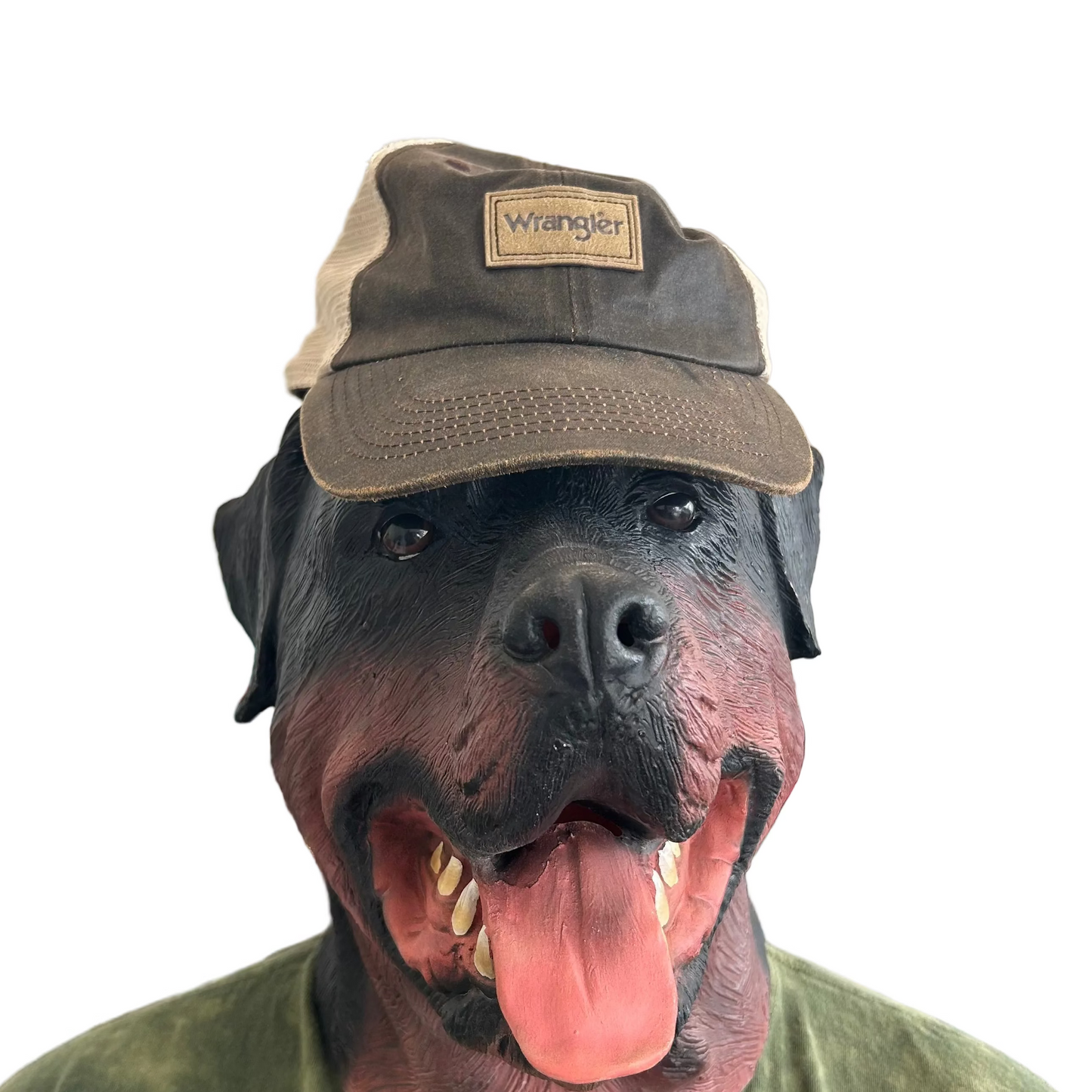 Wrangler Brown Tan Trucker Hat