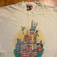 Mickey Inc. Walt Disney World 25th Anniversary White Tshirt - Large - 22.5" x 29"