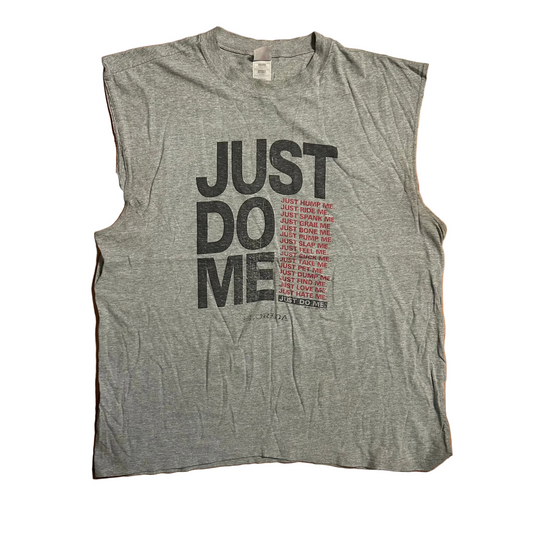 Just Do Me Nike Parody Florida Grey Tanktop Shirt - XLarge - 25" x 31.5"