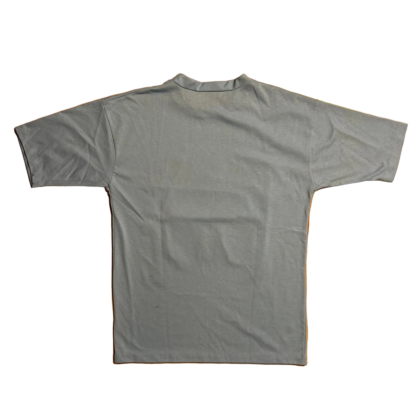 80’s Waimea Bay Wildest Ride Ever Surfing Light Blue Tshirt - Medium - 21.5" x 30"