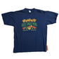 80/90’s Great Smoky Mountains Cherokee Northern Carolina Blue Tshirt - Large - 23" x 29"