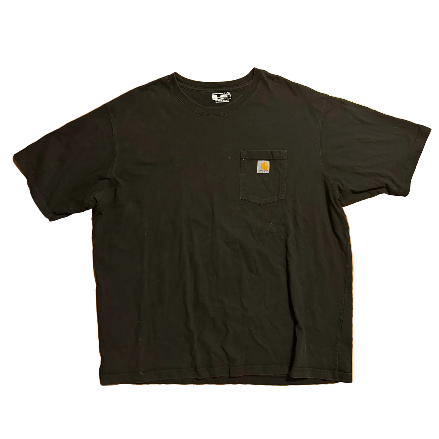 Carhartt Carphartt Black Pocket Tshirt - XLarge - 27.5" x 31.5"