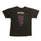 John Wick Road Trip Tour Black Tshirt - Small - 18.5" x 25"