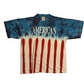 90’s National Mueseum of American History Washington DC Tie Dye Flag Tshirt - Large - 23" x 28"