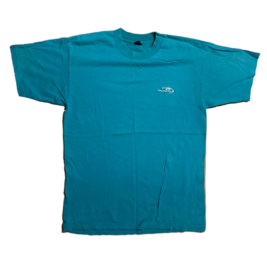Kangaroo Poo Blue Teal Tshirt - Medium - 21" x 30"