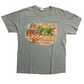Jimmy Buffett 2013 Songs From Somewhere Concert Tour Light Blue Tshirt - Medium - 21" x 29"o