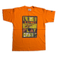 80/90's Reebok Life is Short Play Hard Orange Tshirt - Medium - 21" x 29"
