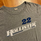 Hollister 22 Grey Tshirt - Medium - 21" x 27"
