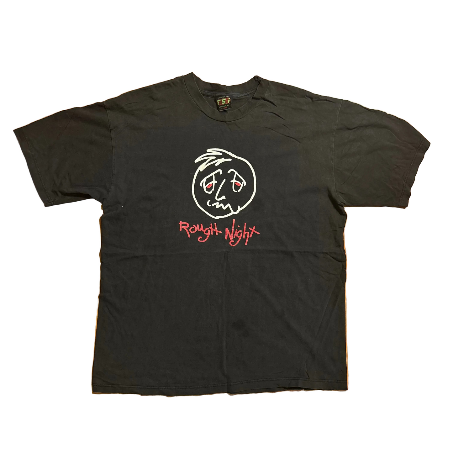 Rough Night Black Tshirt - Large - 23" x 29"