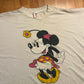 90's Disney Wear Minnie Mouse White Sleep Tshirt - XLarge - 28" x 37"