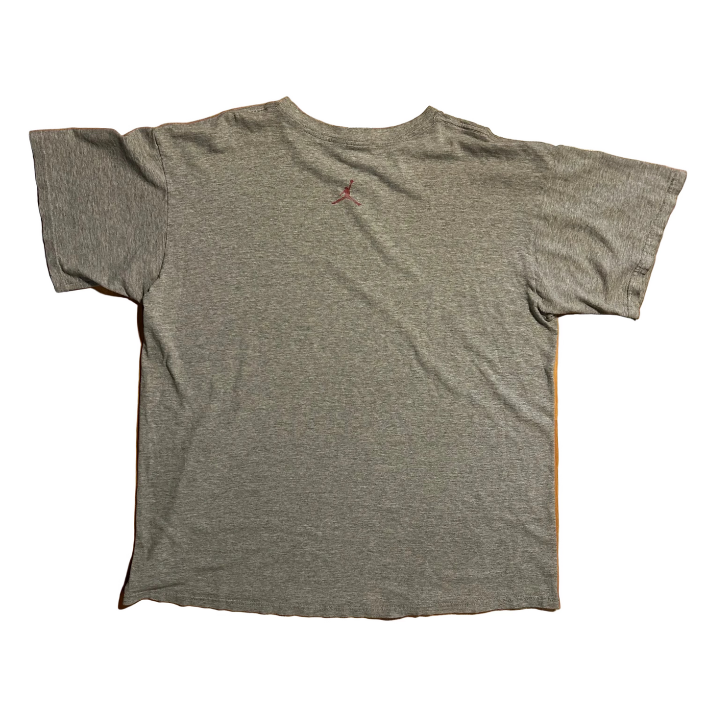 90’s Jordan Brand Grey Spellout Tshirt - XLarge - 24" x 29"