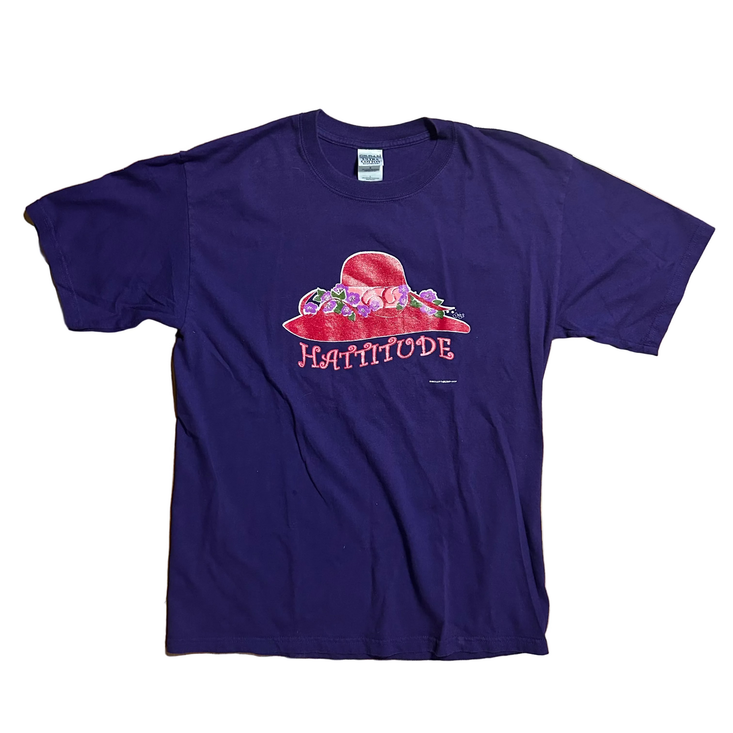 Gildan Hattitude 2003 Purple Tshirt - Medium - 20.5" x 29.5"