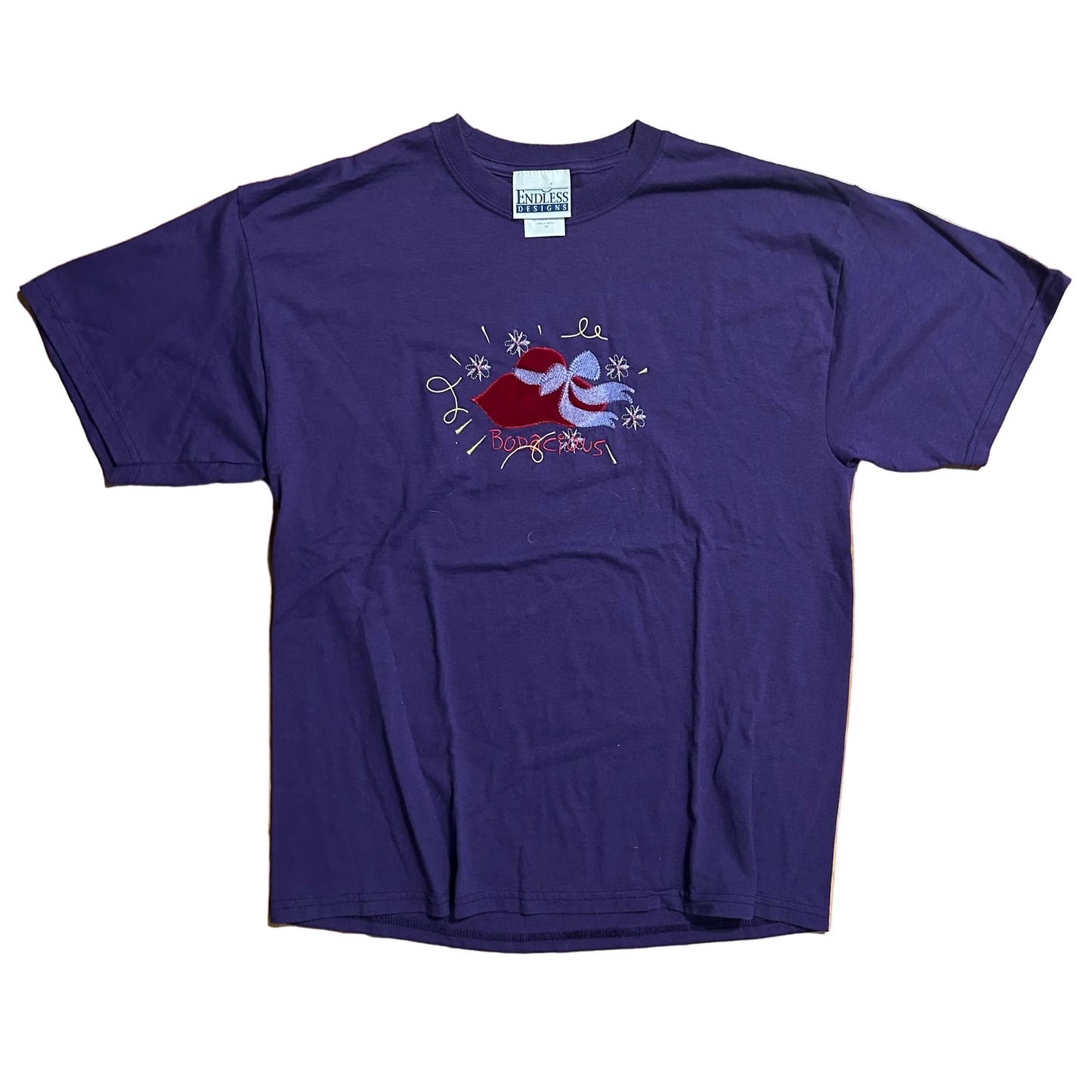 Endless Designs Bodacious Hat Felt Purple Tshirt - Medium - 21" x 29"