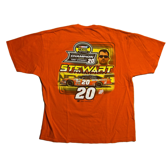 Winner’s Circle NASCAR Tony Stewart 20 Home Depot Orange Tshirt - Large - 22.5" x 27"