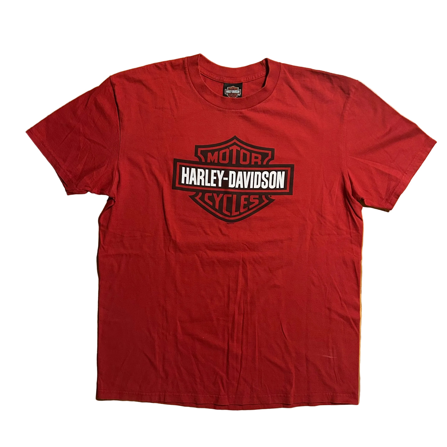 Harley Davidson Washington DC Patriot 2008 Red Tshirt - Large - 22" x 29"