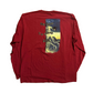 Anvil Up Here I’m Always High Red Longsleeve Shirt - Large - 23" x 29.5"