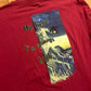 Anvil Up Here I’m Always High Red Longsleeve Shirt - Large - 23" x 29.5"