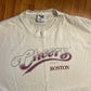 90's Tennessee River Gold Cheers Boston White Tshirt - Large - 22" x 30"