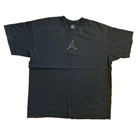 Air Jordan Black Logo Tshirt - XLarge - 27" x 31"