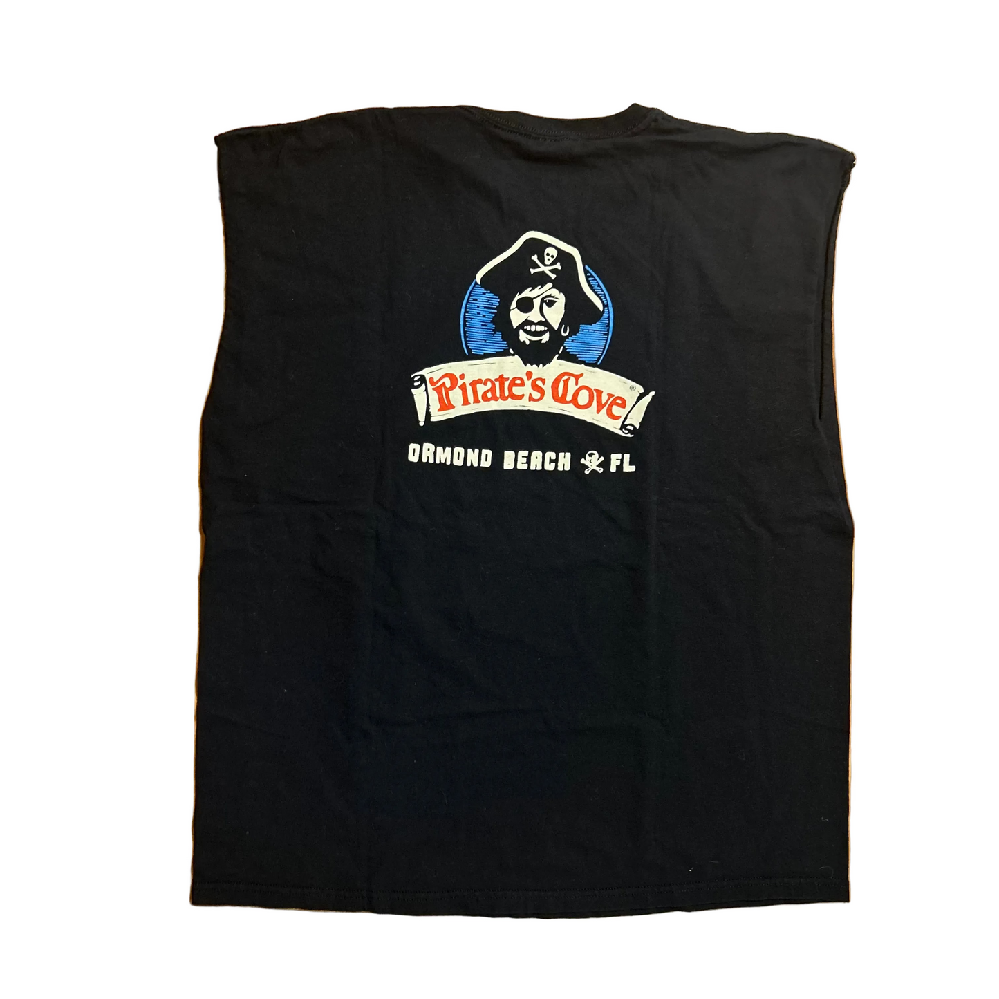 Gildan Walk The Plank Pirate’s Cove Black Tanktop Shirt - Large - 23" x 29"