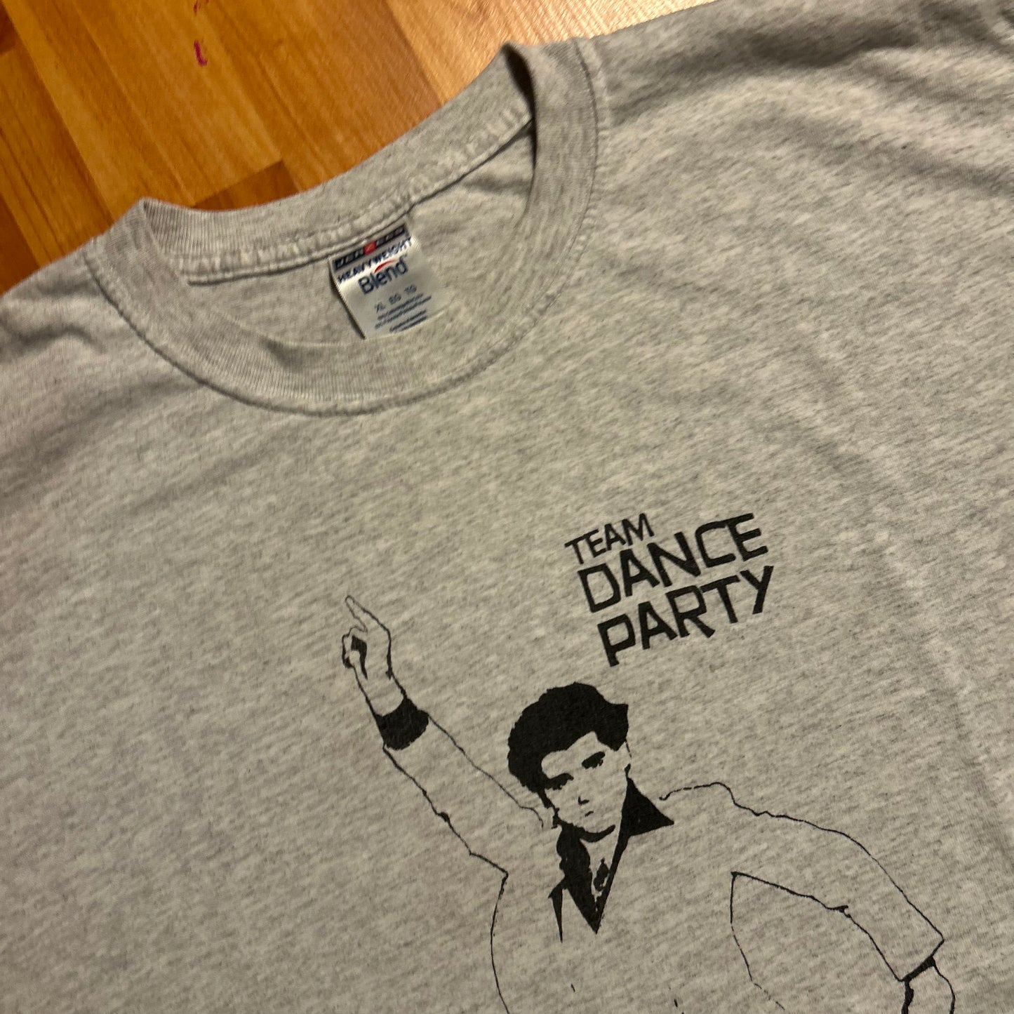 Jerzees Dance Party Grey Tshirt - Large - 22" x 28"