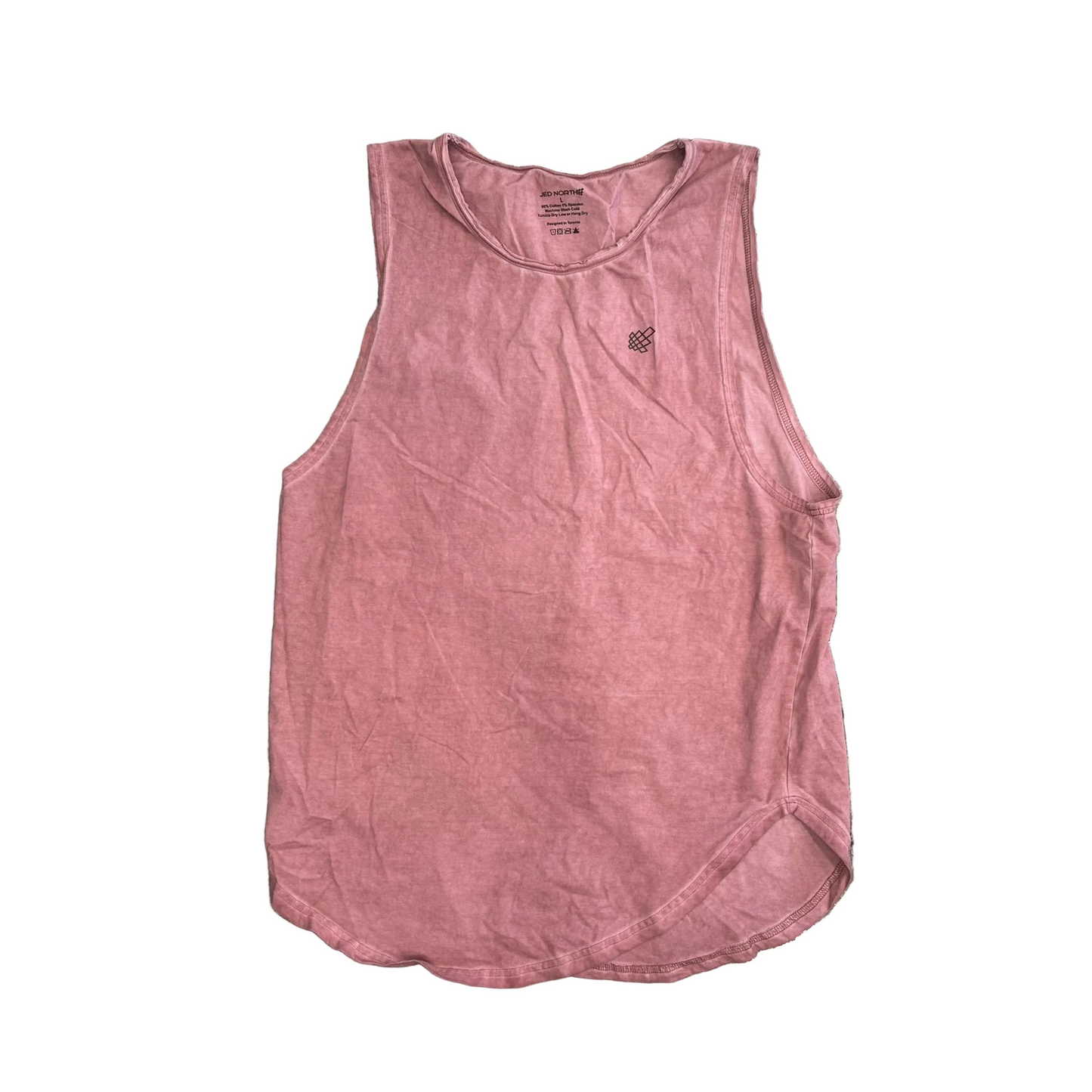 Jed North Pink Tank Top Shirt - Medium - 20" x 30"