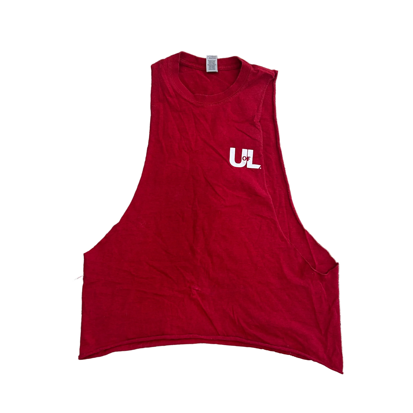 University Louisville Cardinal Principles Red Tank Top Shirt - Large - 23" x 26"