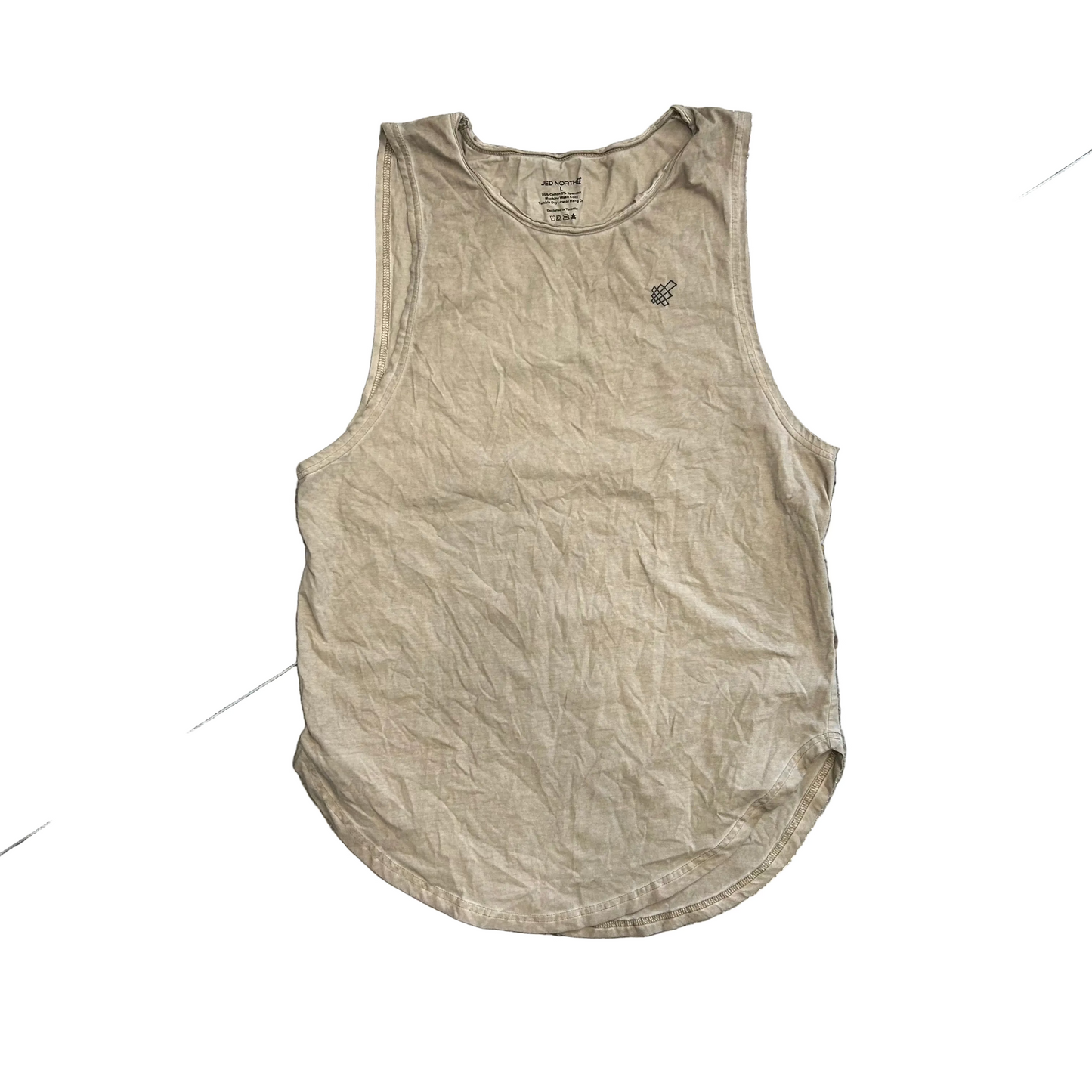Jed North Brown Tank Top Shirt - Medium - 20" x 30"