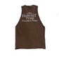Harvest Tyme Pumpkin Patch Brown Tank Top Shirt - Medium - 20" x 29"