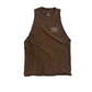 Harvest Tyme Pumpkin Patch Brown Tank Top Shirt - Medium - 20" x 29"