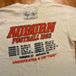 90's Auburn Tigers University Football White Tshirt - Medium - 21.5" x 27.5"