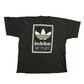 90's Adidas Black Logo Tshirt - Large - 23" x 28.5"